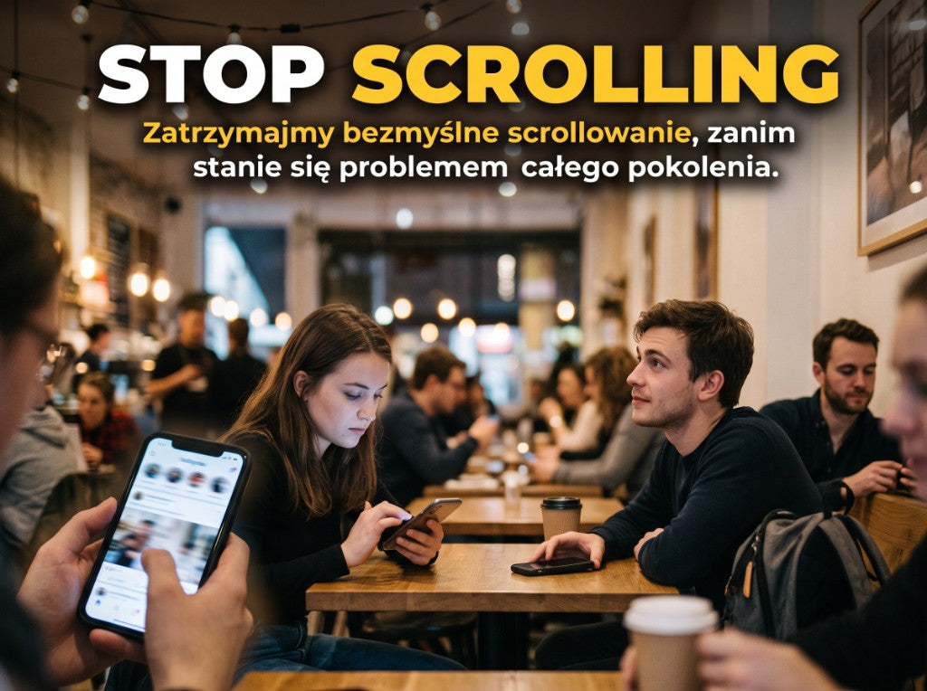 STOP SCROLLING — pomóż uruchomić kampanię społeczną